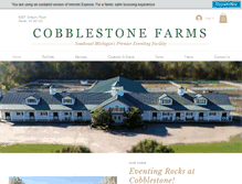 Tablet Screenshot of cobblestonefarmsllc.com